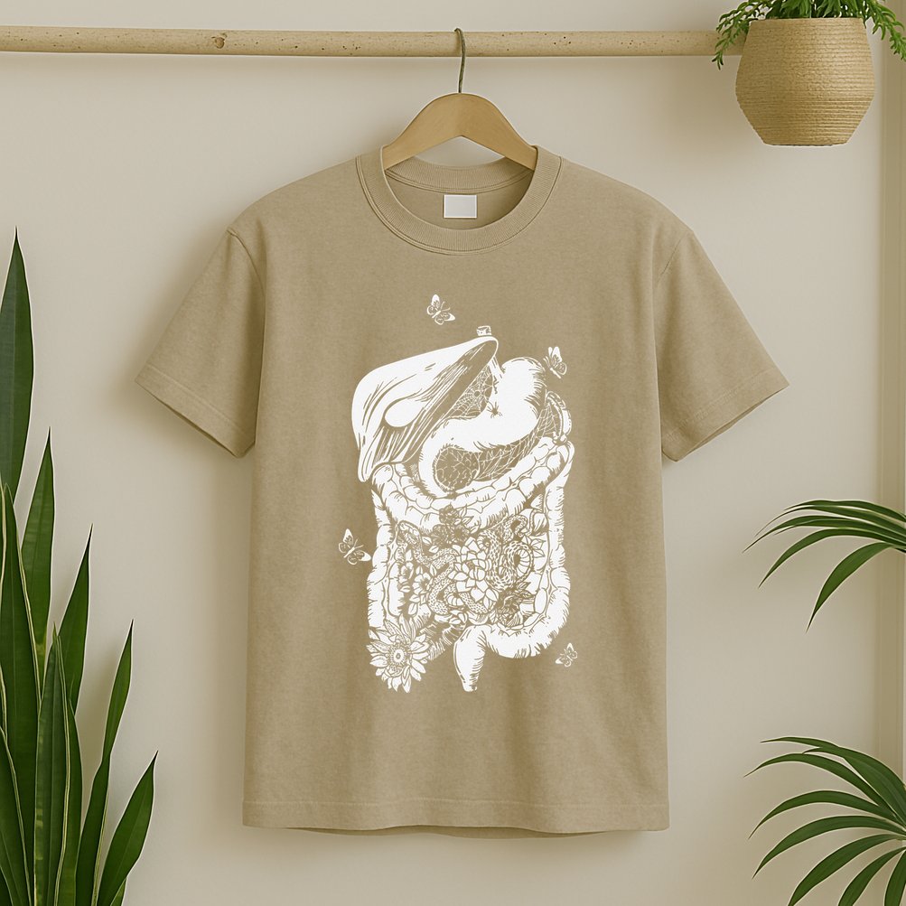 Digestive System Anatomy Flower GI Nurse Gastroenterology T-Shirt