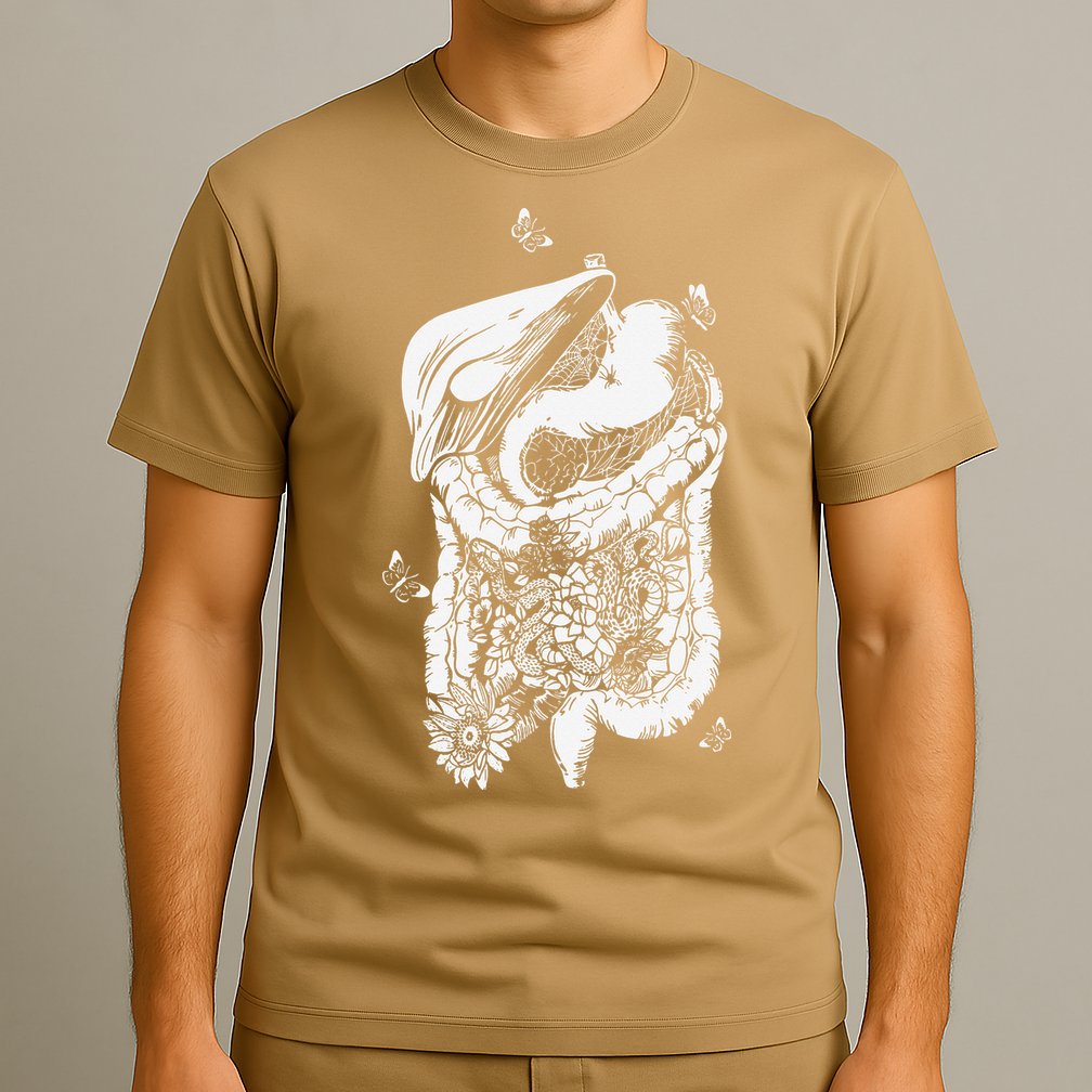 Digestive System Anatomy Flower GI Nurse Gastroenterology T-Shirt