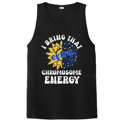 Down Syndrome Awareness For Trisomy 21 Flower PosiCharge Competitor Tank