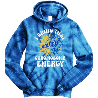 Down Syndrome Awareness For Trisomy 21 Flower Tie Dye Hoodie