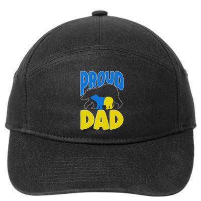 Down Syndrome Awareness Proud Dad Gift 7-Panel Snapback Hat