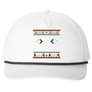 Dear Santa All I Want For Christmas Is My Gross Pay Xmas Snapback Five-Panel Rope Hat