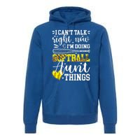 Doing Softball Aunt Things Softball Player Auntie Cute Gift Premium Hoodie