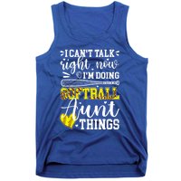 Doing Softball Aunt Things Softball Player Auntie Cute Gift Tank Top