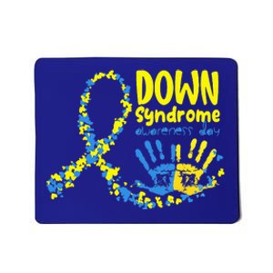 Down Syndrome Awareness Day Ribbon Mousepad