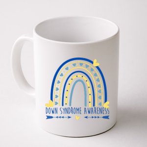 Down Syndrome Awareness Rainbow Heart Coffee Mug