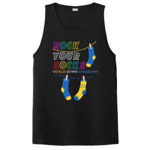 Down Syndrome Awareness Rock Your Socks PosiCharge Competitor Tank