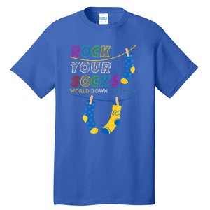 Down Syndrome Awareness Rock Your Socks Tall T-Shirt