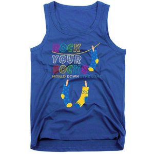 Down Syndrome Awareness Rock Your Socks Tank Top