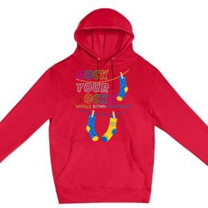 Down Syndrome Awareness Rock Your Socks Premium Pullover Hoodie