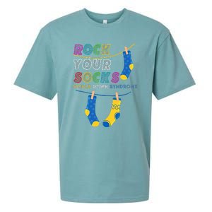 Down Syndrome Awareness Rock Your Socks Sueded Cloud Jersey T-Shirt