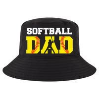 Dad Softball Apparel Yellow Softball Dad Cool Comfort Performance Bucket Hat