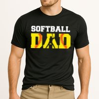 Dad Softball Apparel Yellow Softball Dad Performance Shirt
