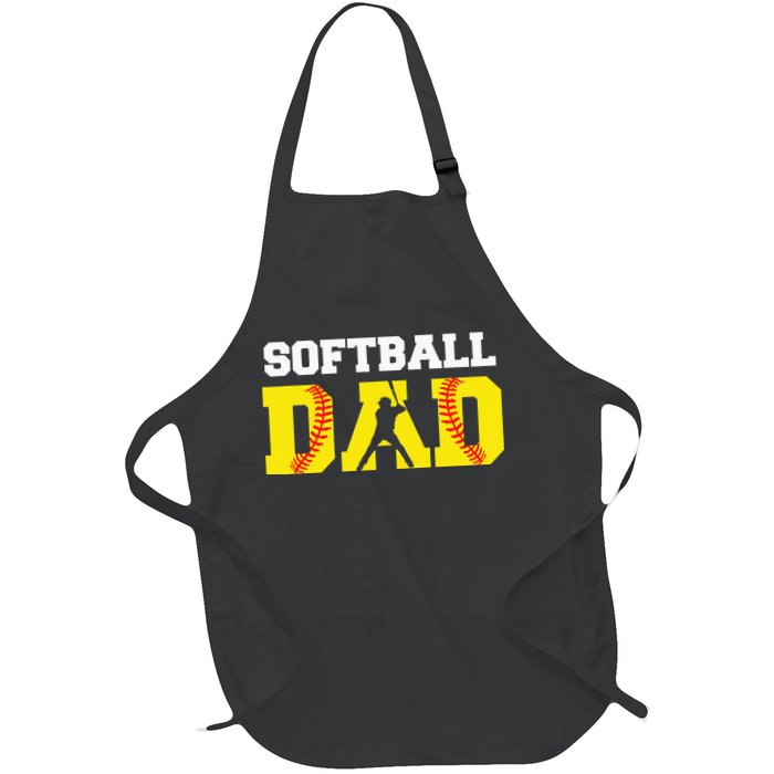 Dad Softball Apparel Yellow Softball Dad Apron