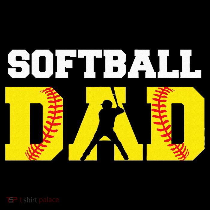 Dad Softball Apparel Yellow Softball Dad Premium T-Shirt