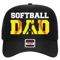 Dad Softball Apparel Yellow Softball Dad Hat