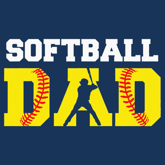 Dad Softball Apparel Yellow Softball Dad Infant Baby Jersey Bodysuit