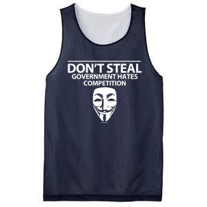 DonT Steal Anonymous Mesh Reversible Basketball Jersey Tank