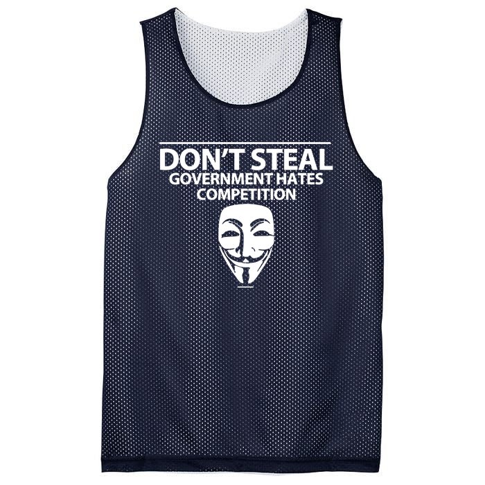 DonT Steal Anonymous Mesh Reversible Basketball Jersey Tank