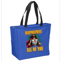 Disappointments Sarcastic All Of You Christian Jesus  Zip Tote Bag
