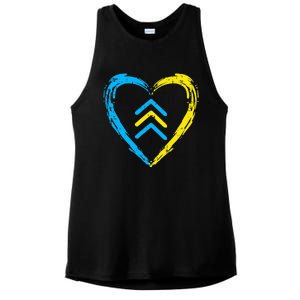 Down Syndrome Awareness Arrows Trisomy 21 T21 Ladies PosiCharge Tri-Blend Wicking Tank