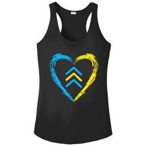 Down Syndrome Awareness Arrows Trisomy 21 T21 Ladies PosiCharge Competitor Racerback Tank