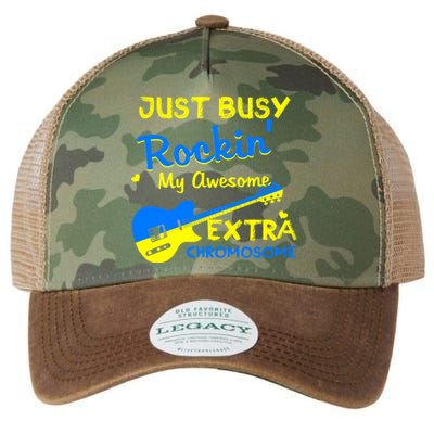 Down Syndrome Awareness Rockin Extra Chromosome 3 21 Gift Legacy Tie Dye Trucker Hat