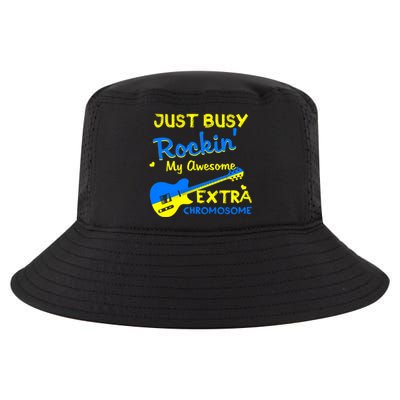 Down Syndrome Awareness Rockin Extra Chromosome 3 21 Gift Cool Comfort Performance Bucket Hat