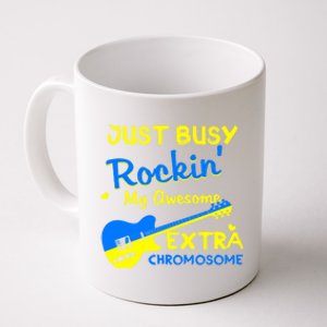 Down Syndrome Awareness Rockin Extra Chromosome 3 21 Gift Coffee Mug