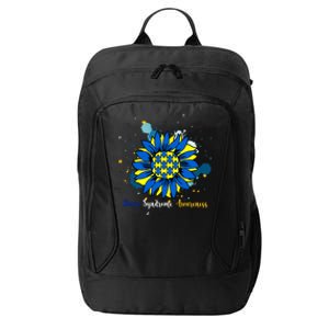 Down Syndrome Awareness Sunflower City Backpack