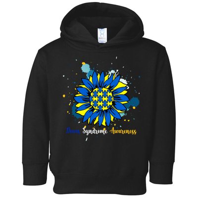 Down Syndrome Awareness Sunflower Toddler Hoodie
