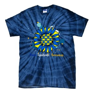 Down Syndrome Awareness Sunflower Tie-Dye T-Shirt