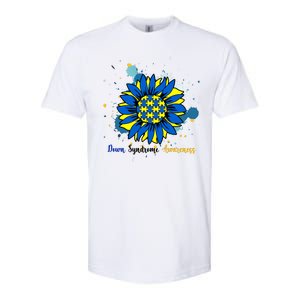 Down Syndrome Awareness Sunflower Softstyle CVC T-Shirt