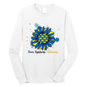 Down Syndrome Awareness Sunflower Long Sleeve Shirt