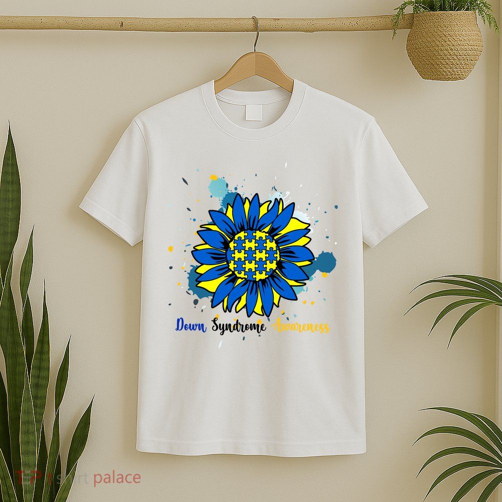 Down Syndrome Awareness Sunflower T-Shirt