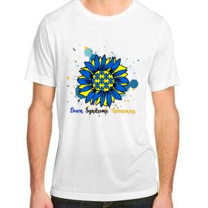 Down Syndrome Awareness Sunflower Adult ChromaSoft Performance T-Shirt