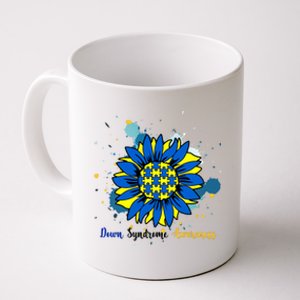 Down Syndrome Awareness Sunflower Coffee Mug