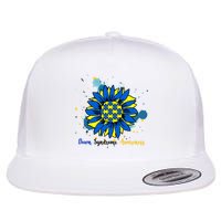 Down Syndrome Awareness Sunflower Flatbill Hat