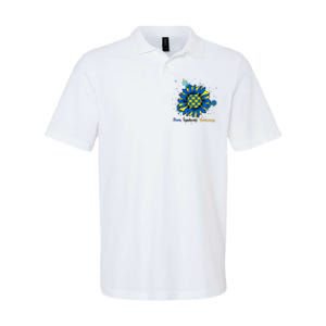 Down Syndrome Awareness Sunflower Softstyle Adult Sport Polo