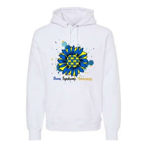 Down Syndrome Awareness Sunflower Premium Hoodie