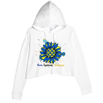 Down Syndrome Awareness Sunflower Crop Fleece Hoodie