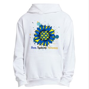 Down Syndrome Awareness Sunflower Urban Pullover Hoodie