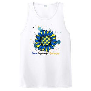 Down Syndrome Awareness Sunflower PosiCharge Competitor Tank