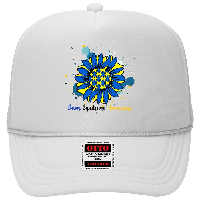 Down Syndrome Awareness Sunflower Trucker Hat