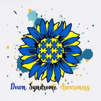 Down Syndrome Awareness Sunflower Trucker Hat