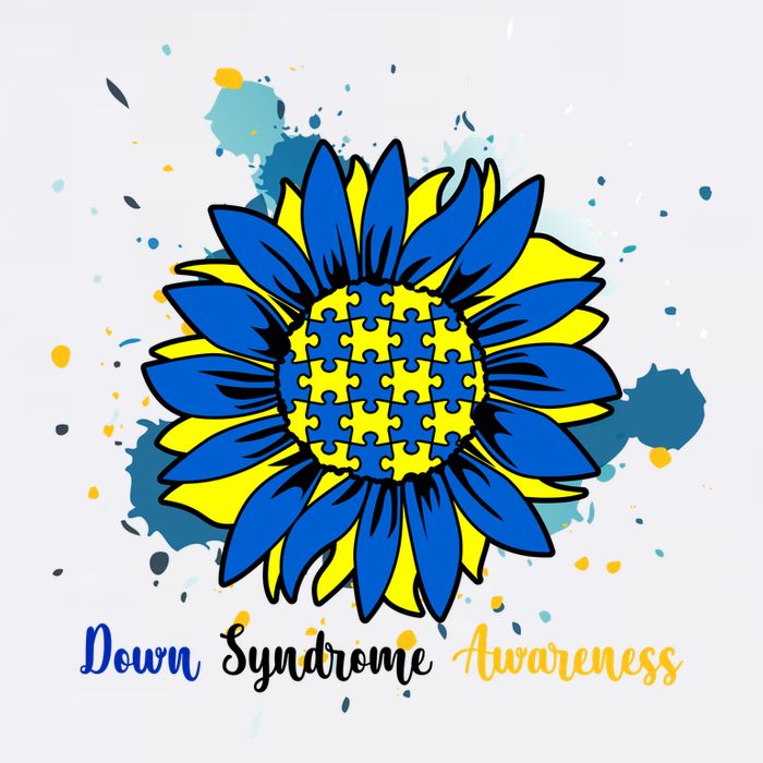 Down Syndrome Awareness Sunflower Trucker Hat