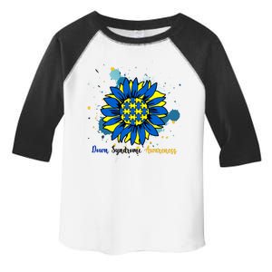 Down Syndrome Awareness Sunflower Toddler Fine Jersey T-Shirt