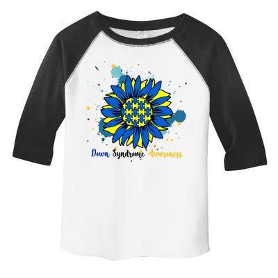 Down Syndrome Awareness Sunflower Toddler Fine Jersey T-Shirt
