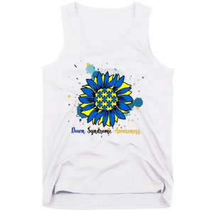 Down Syndrome Awareness Sunflower Tank Top