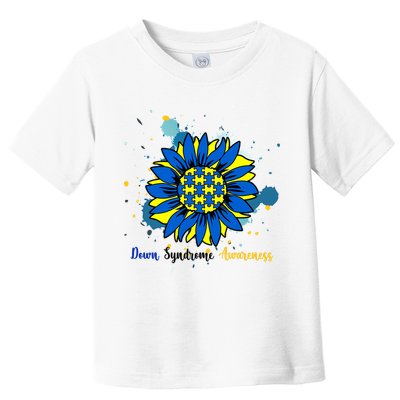 Down Syndrome Awareness Sunflower Toddler T-Shirt